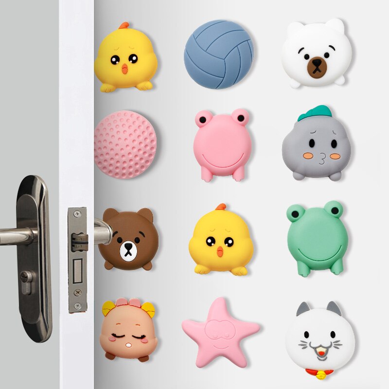 Deurstopper kinderkamer decoratie bumper stopper voor deur babykamer decoratie huisverbetering zelfklevende decoratieve deurstopper