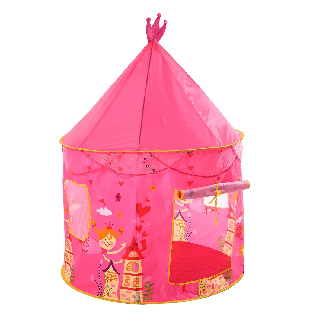 100x100x135cm jouer tente Portable pliable Tipi Prince pliant tente enfants garçon château Cubby jouer maison enfants tente extérieure