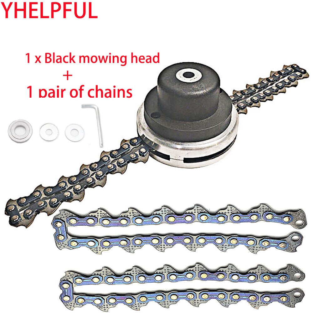 Trimmer head coil chain brush cutter garden grass trimmer head chain mower: Gasket 3