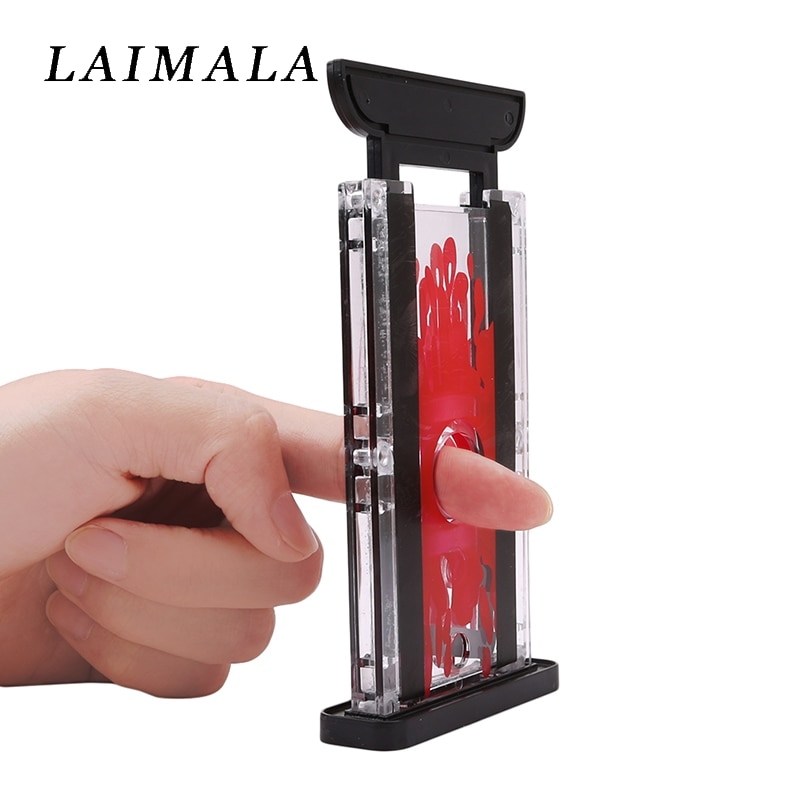 Magic Trick Toy Props Tricks Toys Kids Finger Cutter Chopper Guillotine Magic Finger Hay Cutter Tool Magic Supplies