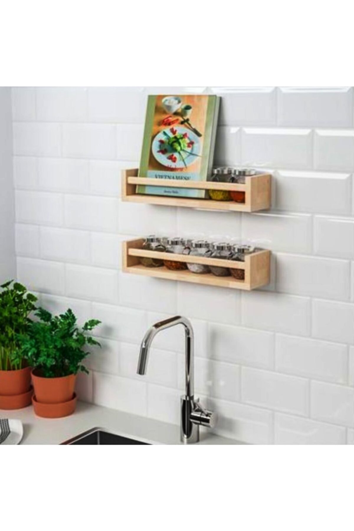 Gorgeous Decorative Natural Wood Shelf Solid Wood Shelf 1 pcs, storage racks, home living room decoration candlestick, hanging shelf floating shelf