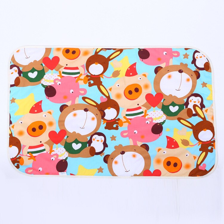 Baby Baby Waterdicht Vel Urine Changing Pads Cartoon Herbruikbare Baby Beddengoed Aankleedkussens: 5
