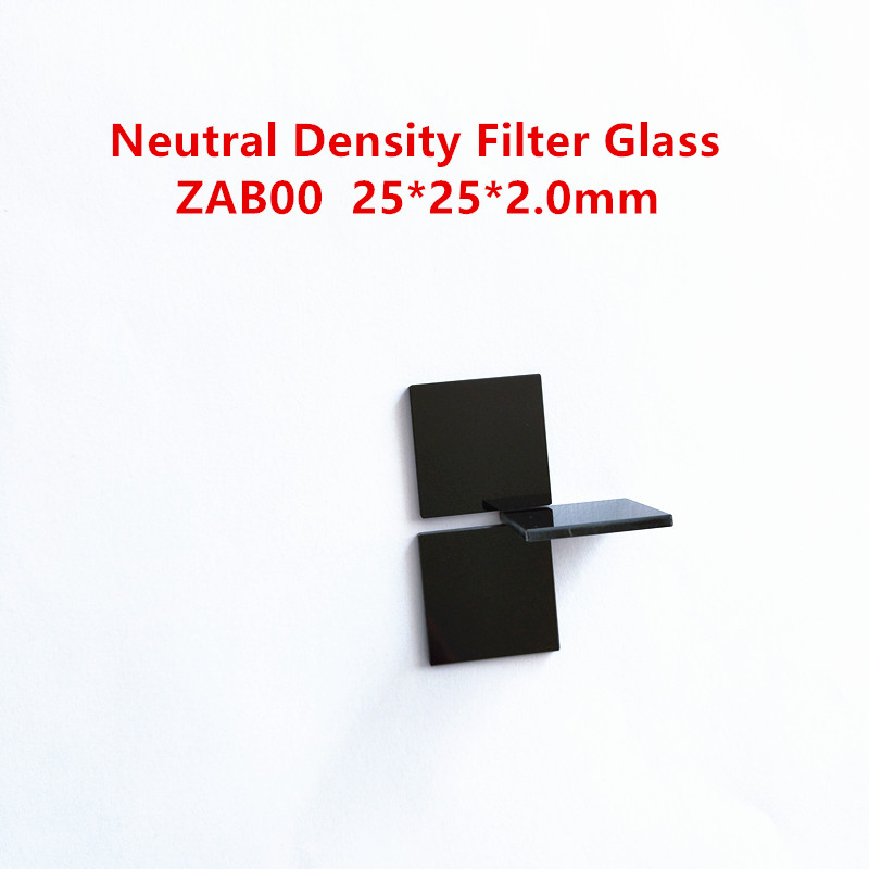 25*25*2 Mm Nd Glas ZAB00 Neutral Density Filter NG1 Verminderen Licht
