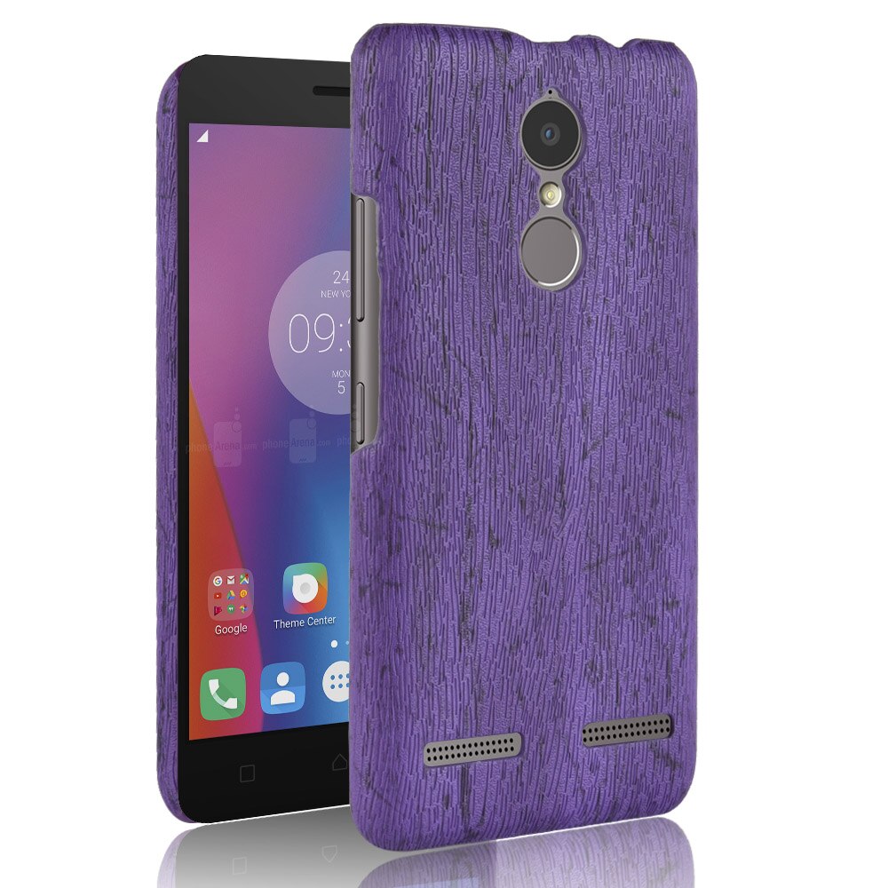 Subin voor lenovo  k6 hoesje 5.0 inch pu hout lederen nerf mobiele holster shell voor lenovo  k6 telefoonhoesje