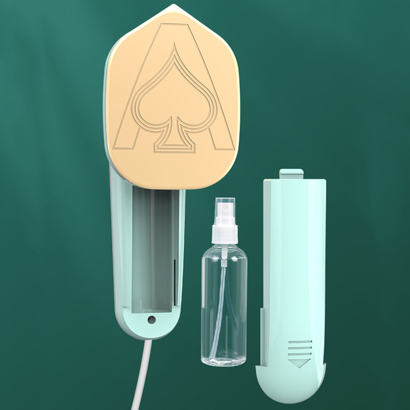 Mini fer à vapeur électrique Portable pour vêtements, Machine à repasser avec brosse de nettoyage humide et sec