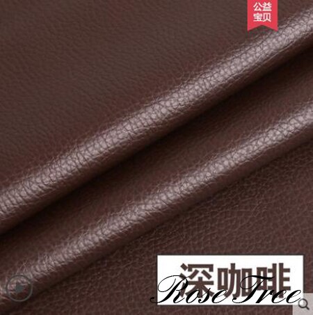 Imiteret præget læder, imiteret læderstof til syning, kunstigt syntetisk læder  d30 50 x 140cm store litchi pu læder 0.65mm: B067