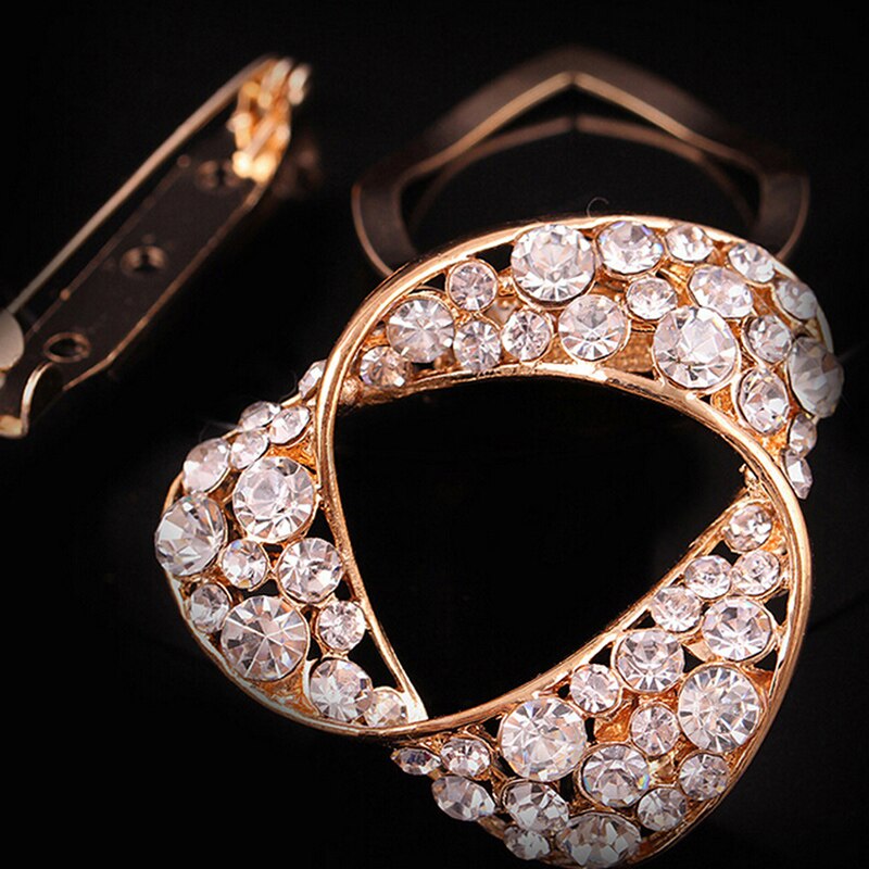 1 Pcs Vrouwen Vlinder Bloem Rhinestone Crystal Sjaals Clip Sjaal Gesp Charmante Vrouwelijke Sieraden Accessoires: 15