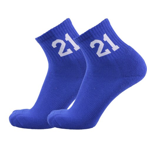 UGUPGRADE Super Star Basketball Socks Elite Thick Sports Socks Non-slip Durable Skateboard Towel Bottom Socks Stocking: Joel Embiid