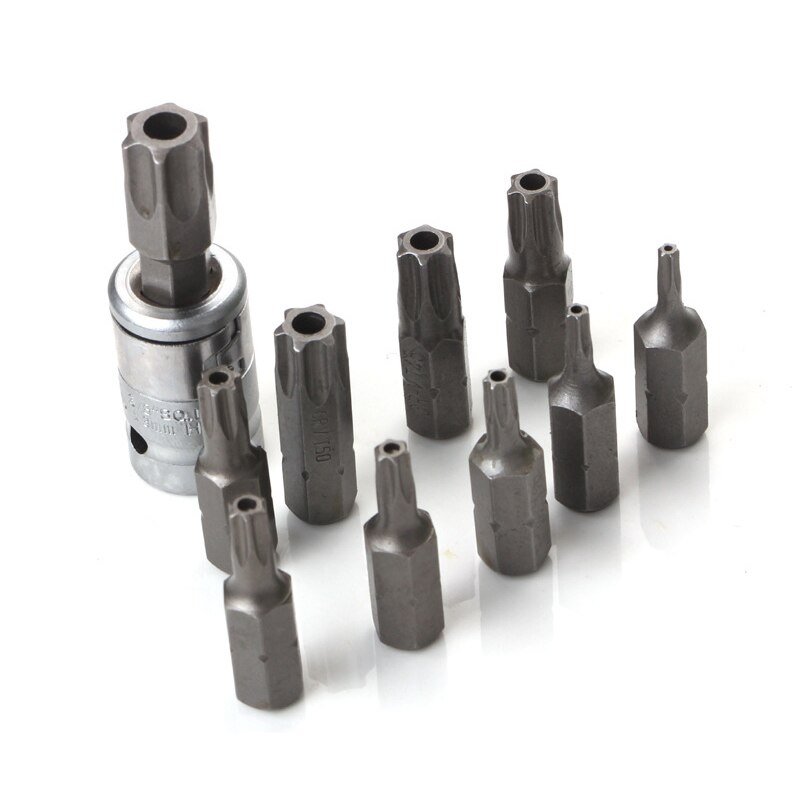 34 st torx -uttagssats trippel fyrkantigt uttagssats torx -bit -uttagssats stjärnsats -hanhonuppsättning