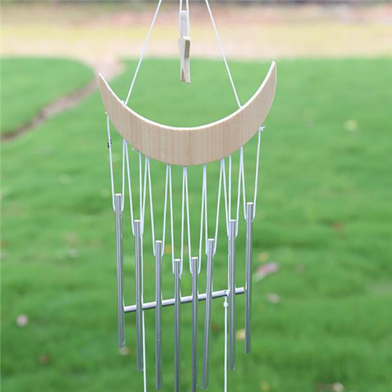 Carillon campanas de viento música de viento campanilla de viento para el jardín música campanas de Metal paisaje sonido tubos de viento de madera
