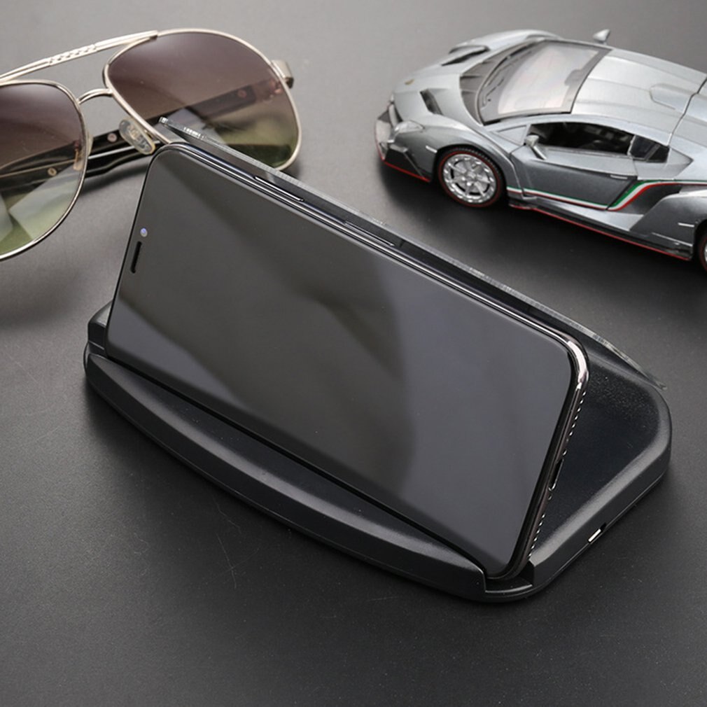 1 pcs Mobile phone bracket HUD car navigation projector head-up display QI wireless charger car bracket