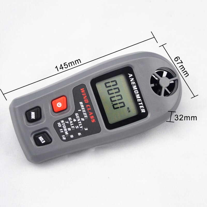 Portable Digital Wind Speed Meter Anemometer High-precision Operation Automatically Wind Meter Anemometer Instrument