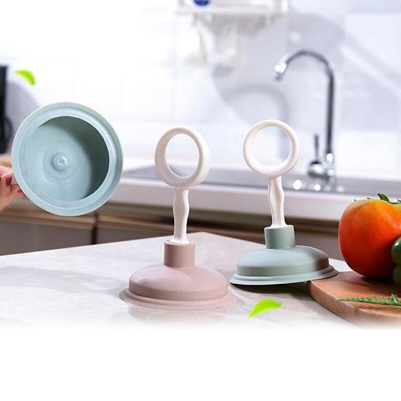 Kitchen Strong Sink Drain Pipe Dredging Suction Cup Toilet Plunger Bathroom Portable Sewer Hair Blockage Cleaning Cleaner