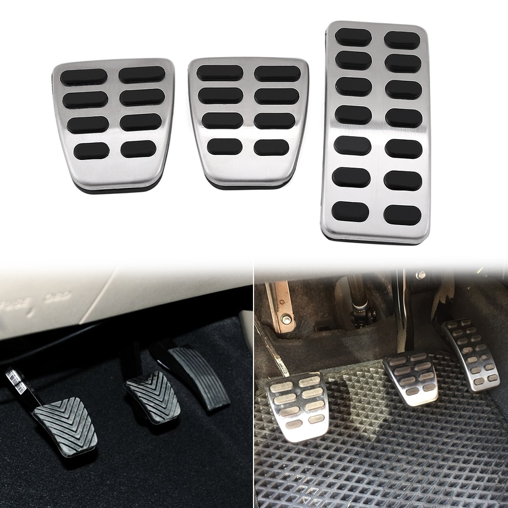 Stainless Steel Car Accelerator Gas Brake Pedal Clutch Pedals Case for Hyundai Verna Solaris Sedan Hatchback - Parts