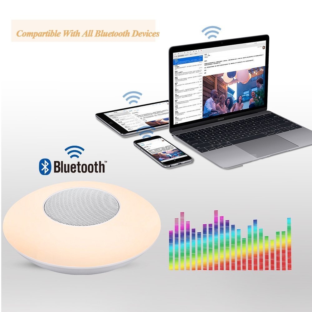 X6 Bluetooth Draadloze Speaker Nachtlampje Led Rgb Kleurrijke Draagbare Muziek Luidsprekers Hand-Bel Gratis Voor Telefoon Pc Met mic