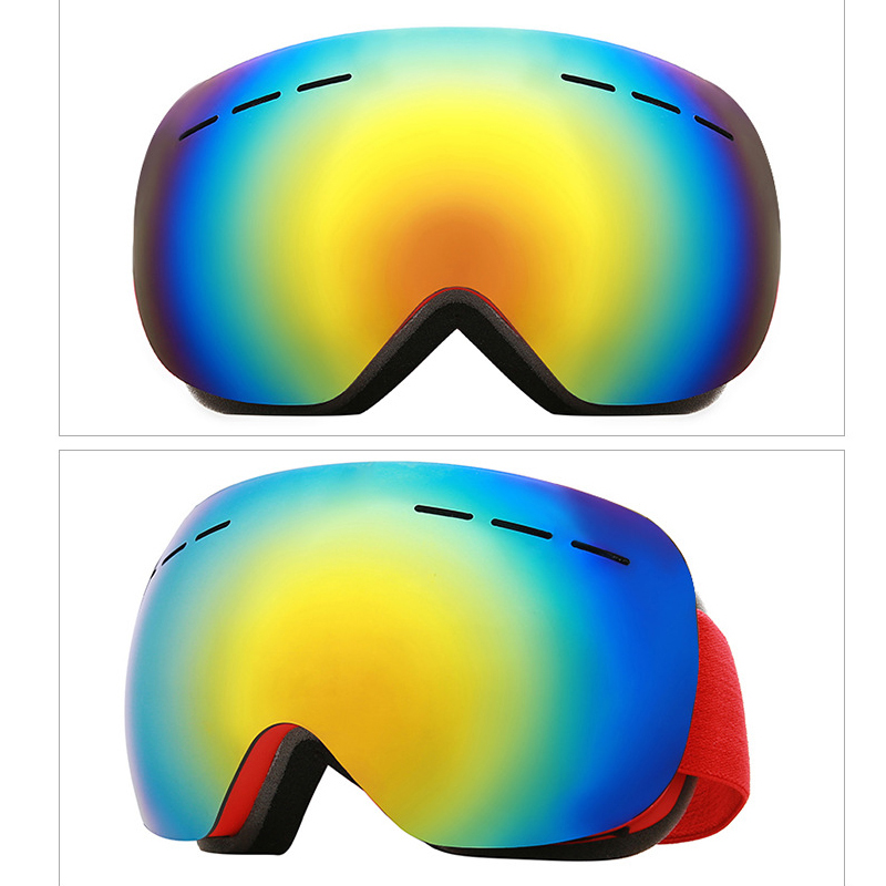 Anti-Fog Skibril Winter Outdoor Uv Bescherming Skiën Eyewear Sport Winddicht Snowboard Sneeuwscooter Mannen Vrouwen Bril