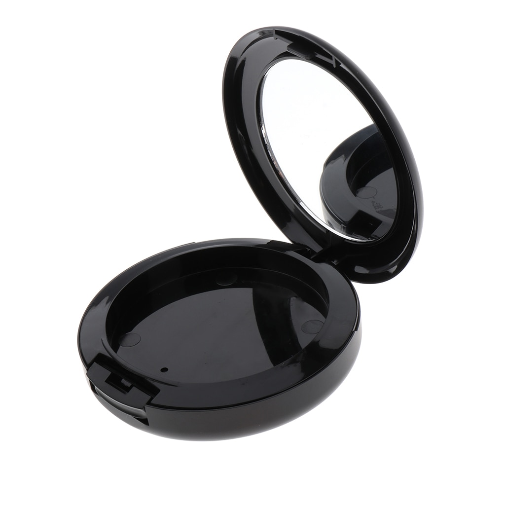 Empty Pressed Powder Case Makeup Blusher Cosmetic Jar Container with Mirror