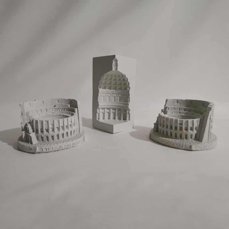 Cement Building Crafts Silicone Mold Plaster Home Decoration Concrete Flower Pot Molds