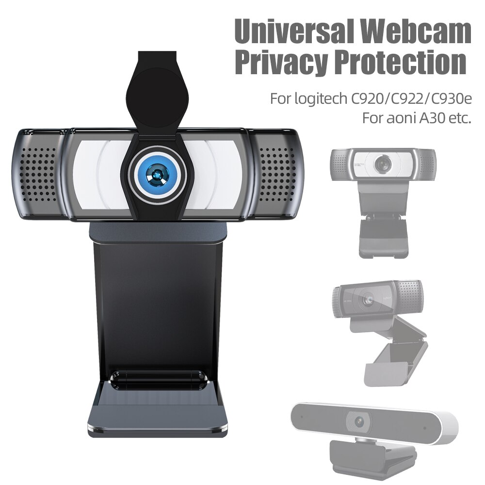 ! ACCEZZ Privatsphäbetreffend Aufkleber Antispy Objektiv Schutzhülle Für logitech C920/C922/C930e Webcam Abdeckung Objektiv Verschluss Kunststoff Kappe haube