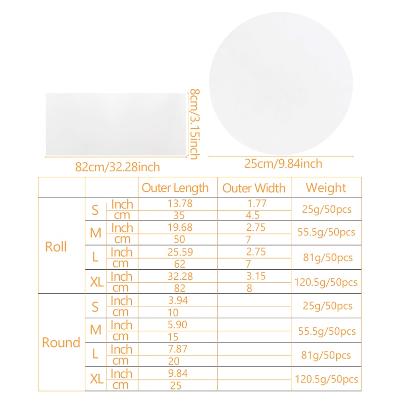 Set Of 100 Non Stick Cake Tin Liners Lining Round Cake Pan Liner Baking Tin Parchment Paper Side Liner For Cheesecake Pan C143