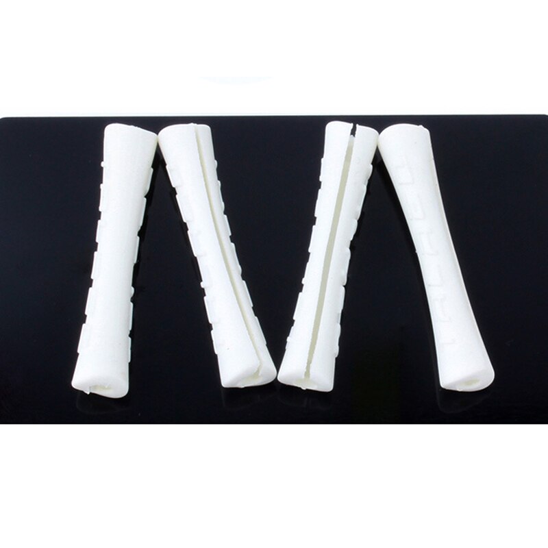 4 Stks/set Ultralight Bike Frame Beschermende Kabel Gids Fiets Mouw Siliconen Kabel Protector Voor Mtb Racefiets Brake Shift Lijn: 4pcs white