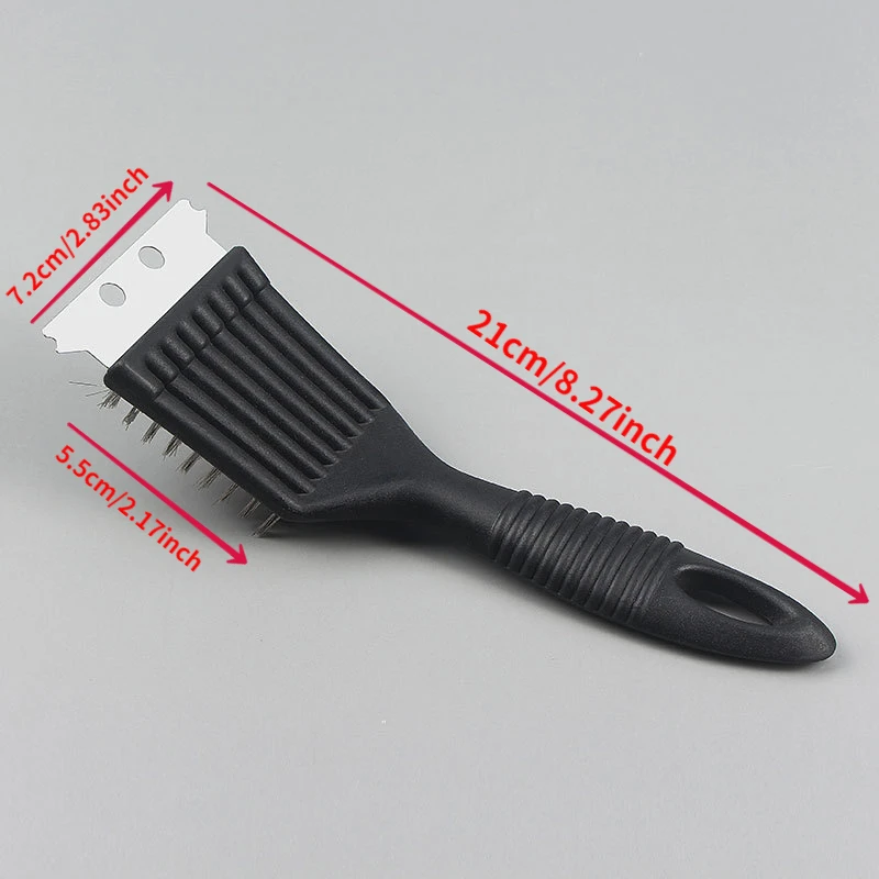 Große Grill bürste und Schaber Grill bürste für Grill, sichere 18 "Edelstahl gewebte Draht 3 in 1 Borsten Grill reinigungs bürste: Schokolade