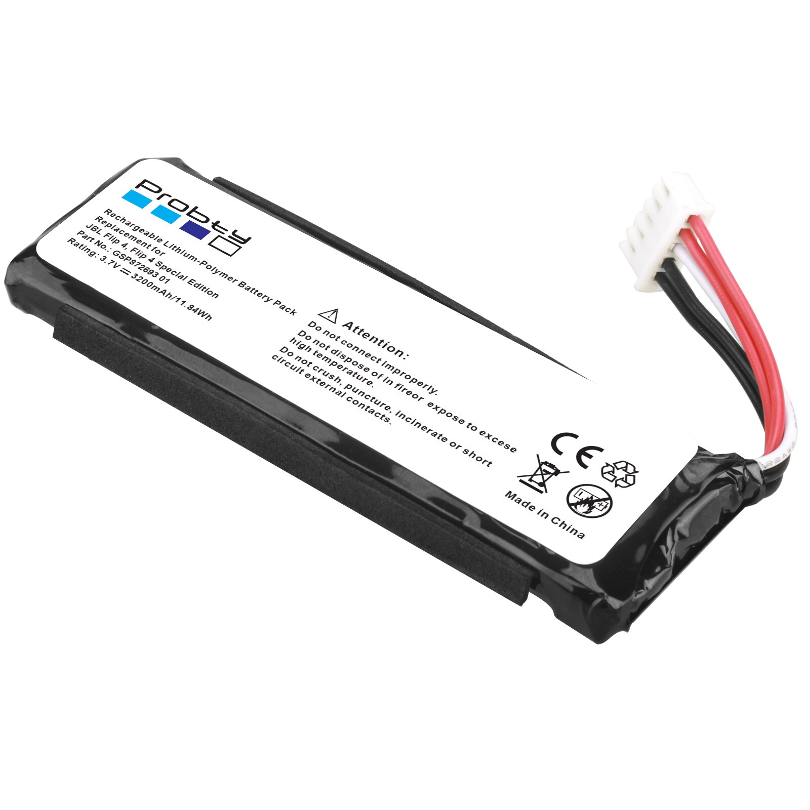 3200mAh Battery GSP872693 01 for JBL Flip 4, Flip 4 Special Edition+ teardown tool