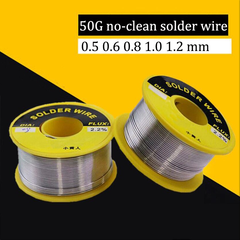 50G Soldeer Flux 2% 45FT Tin Lead Gesmolten Rosin Soldeer Core 0.5 0.6 0.8 1.0 1.2mmSn60 / Pb40