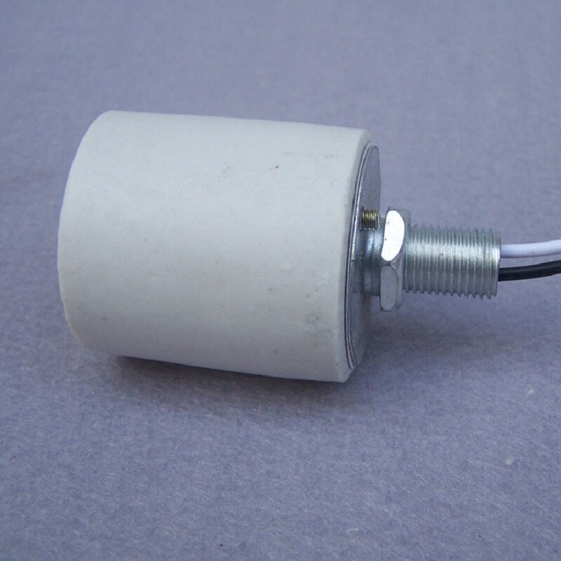 10 stk./parti ce godkendelse  e27 lampeholder fatning base fix holder med 0.5 mm 2 30cm/40cm/50cm m10 flad beslag belysning tilbehør