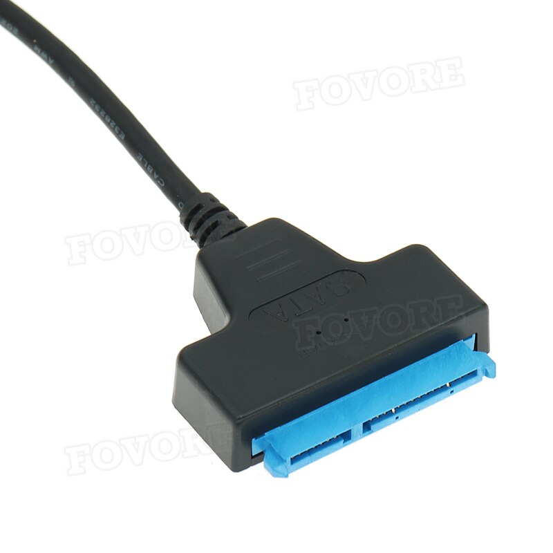 Cable USB SATA para disco duro externo, adaptador de 2,5 pulgadas, 2,5 pulgadas, 22 Pines, SATA III, HDD, SSD a USB 3,0, 3 cables, USB3, SATA3