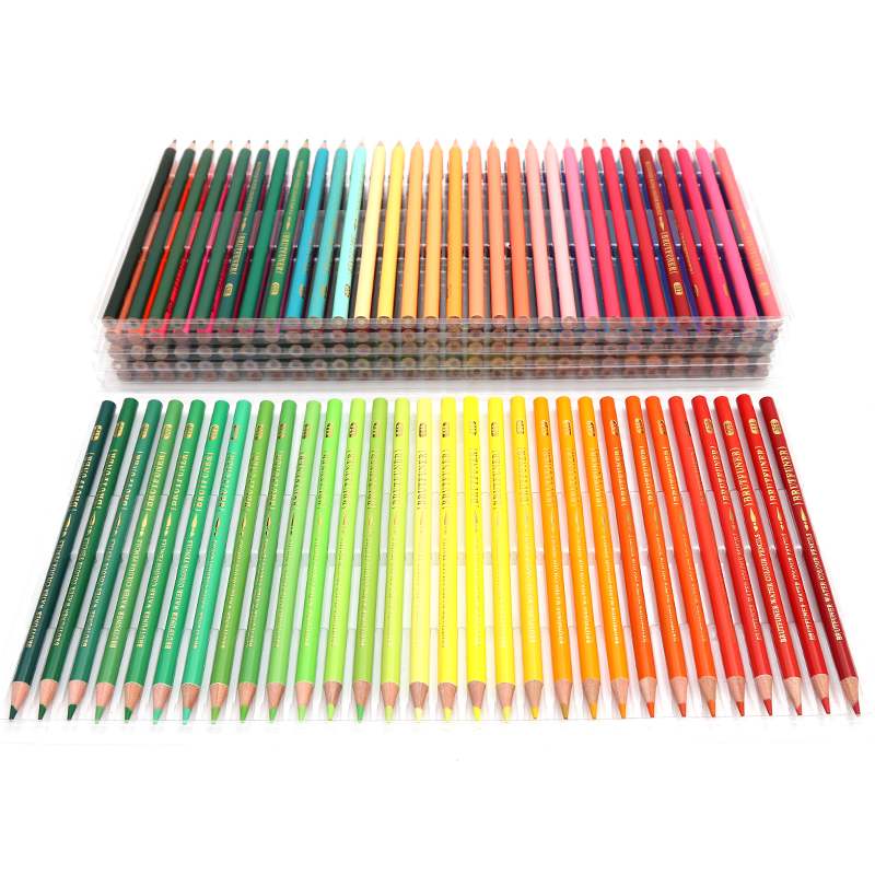 Premium blød kerne akvarelblyant 48 72 120 farver lapis de cor vandopløselige blyanter til kunstmaleri