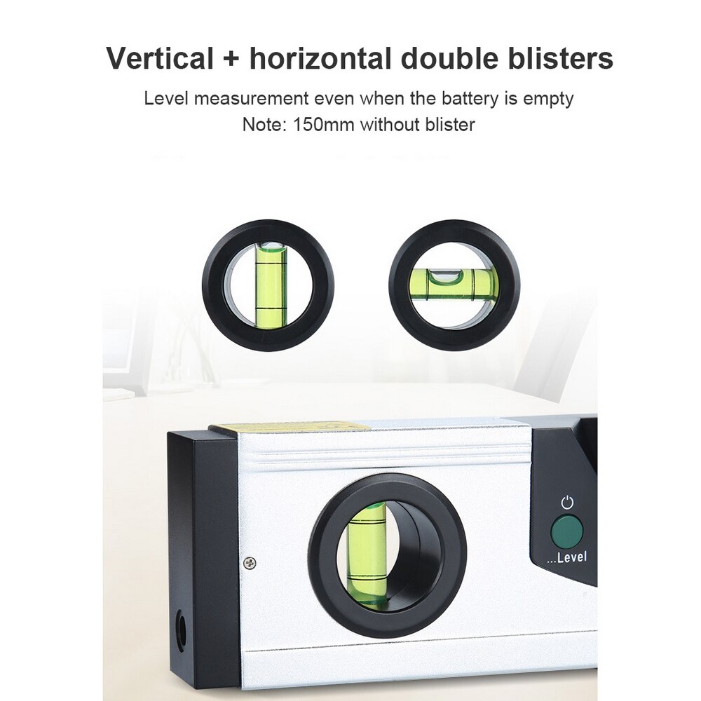 Electronic Digital Display Level 150mm 200mm 600mm Magnetic Base Road Installation Multidimensional Measurement Digital Level