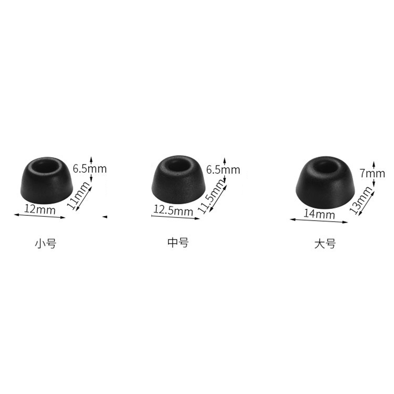Almohadillas de espuma viscoelástica para HUAWEI Freebuds Pro, almohadillas para auriculares VIVO TWS2, antideslizantes, con cancelación de ruido y filtro de polvo, 1 par, 2 unidades
