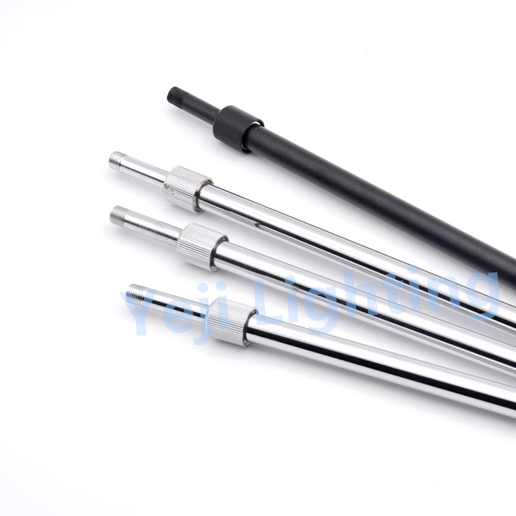 M10 Telescopic tube Telescopic pole chrome alloy hollow pipe for E27 edison retro lamp holder ceiling rose lighting accessories