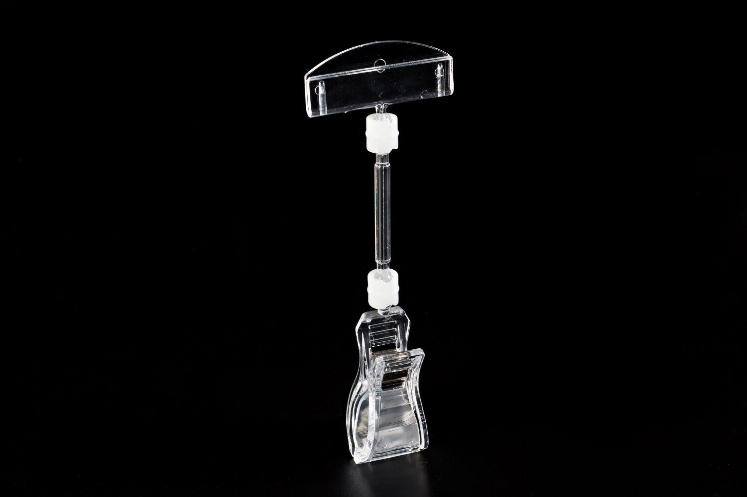 Pop Rotatie Clear Prijskaartje Houder Met Draaibare Clip: B17
