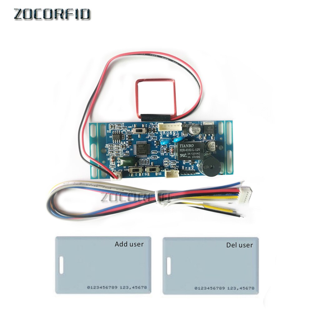 125KHZ RFID EM/ID Embedded Door Access Control RFID Proximity Door Access Control System Building intercom module: No include keyfob