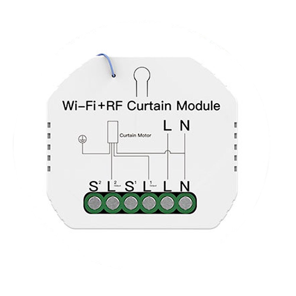 Nashone wifi rf smart gardin persienner modul switch rulleskodemotor tuya trådløs fjernbetjening arbejde med alexa google home: Rullegardin modul