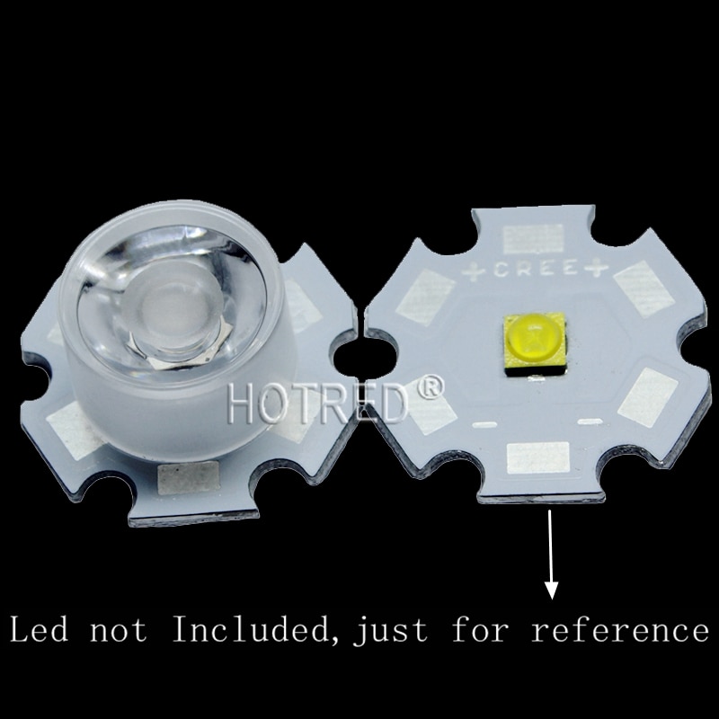 13mm 3535 CREE XPE XPE2 XPG XPG2 XTE Epiled/Semiled 3535 LED Lens waterproof 3030 Chip Diode Clear Bead Surface Integrated lens