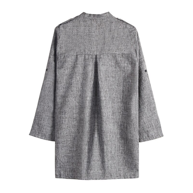 Long Trench Coat Female Gray Spring Coat Women Long Sleeve Women's Windbreaker Outwear Plus Size 5XL casaco feminino YQ338