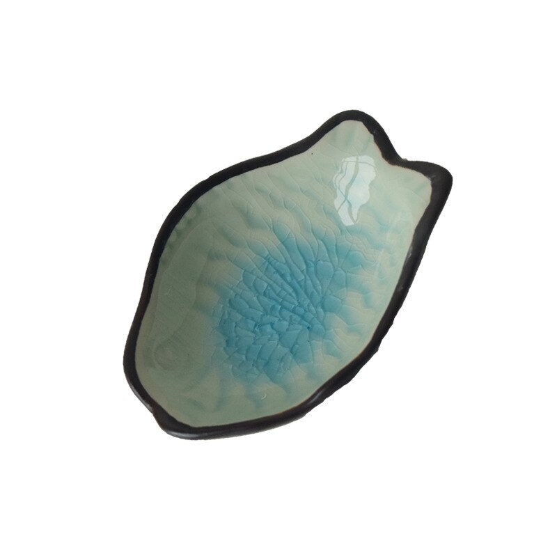 Plato de almacenamiento de cerámica, utensilios de cocina, recipiente multiusos para condimento de vinagre, bandeja creativa para almacenamiento de aperitivos, organizador de alimentos para el hogar: H