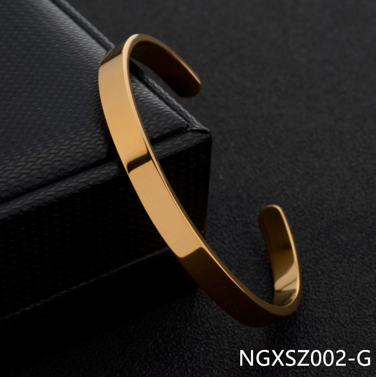 Neue Armreif Armbänder für Frauen Charme Armbinde Engagement NGXSZ002: NGXSZ002-G