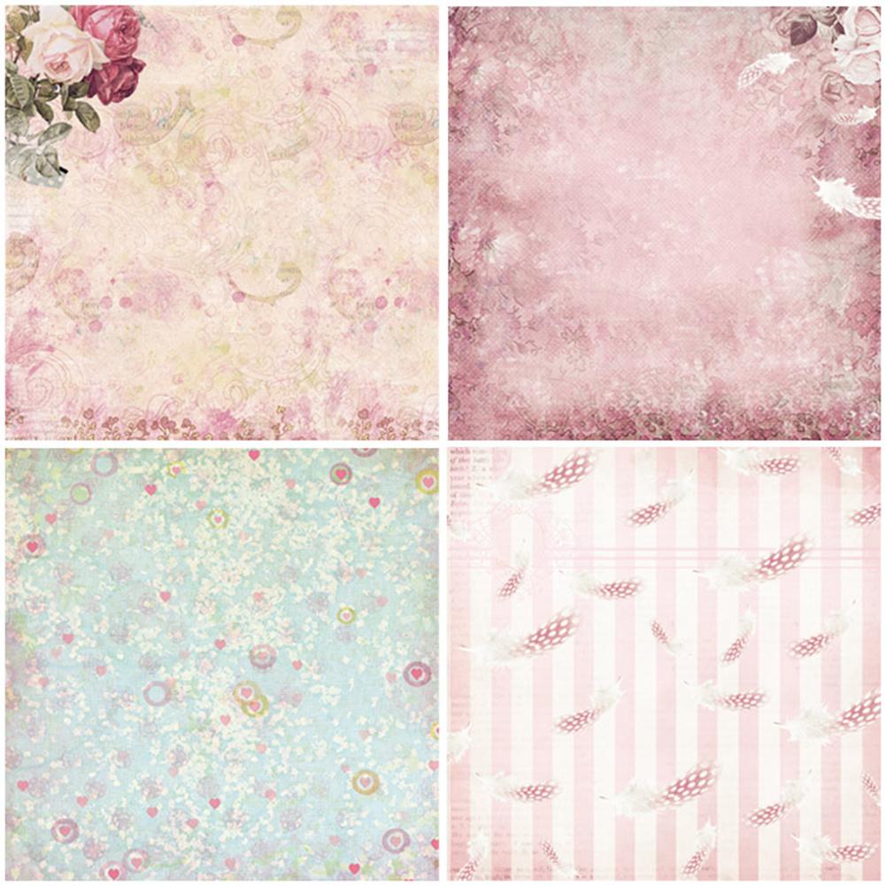 24pcs 6 Inch Background Paper Single Side Pattern Craft Papers 15 x 15cm For DIY Album Scrapbook Cards