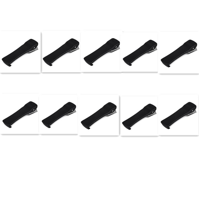 10 pcs de volta clipe de Cinto Para Motorola Rádio Em Dois Sentidos XTS3000 XTS3500 XTS5000 MTP200 MTP300 walkie-talkie bateria de volta clipe clipe de cintura