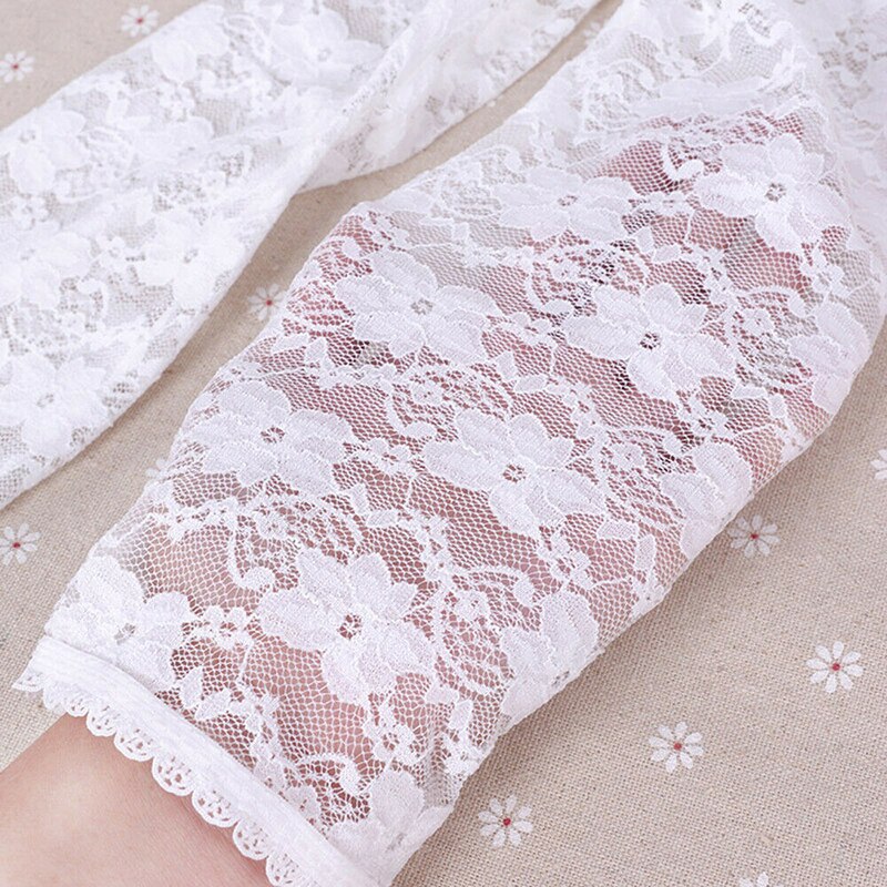 Nyfødt baby pige blonde leggings børn børn bomuld strikket strømpebukser stretch bukser sommer prinsesse