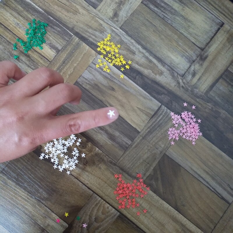 20 st/lot 7 färgmix mini sjöstjärna 0.6-0.7cm hantverksdekoration färgglad harts havsstjärnor gör-det-själv-inredning bröllopsfest liten nagelpinne