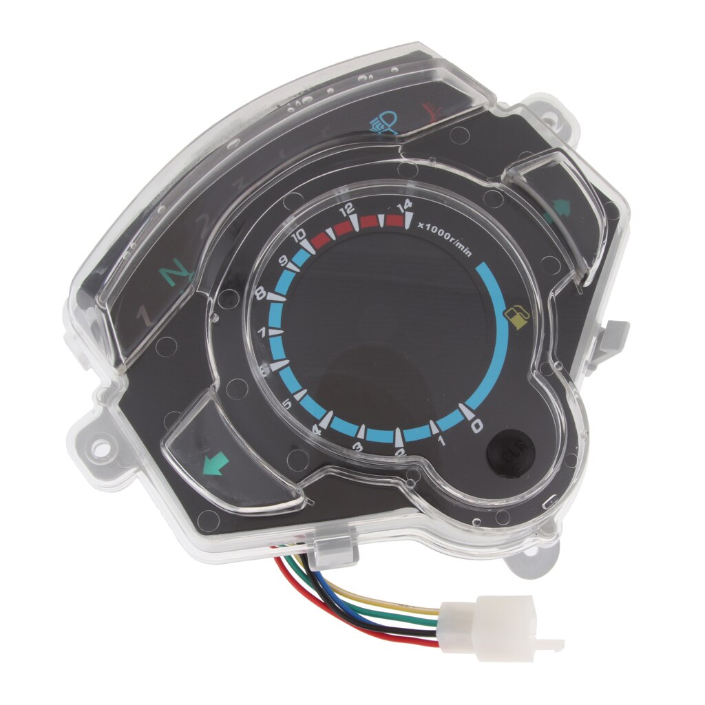 Motorcycle Battery Gauge Cluster Speedometer Tachometer Odometer