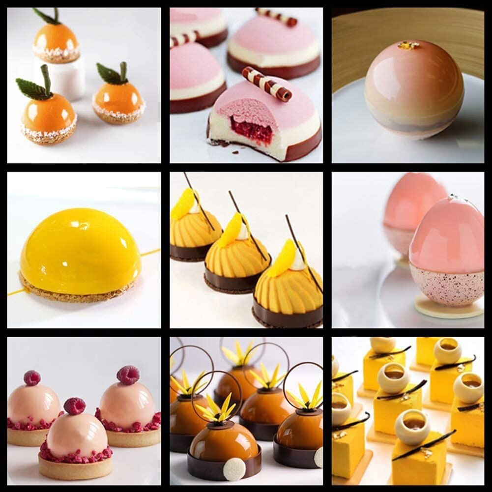 3D Ball Round Half Sphere Silicone Molds for DIY Baking Pudding Mousse Chocolate Cake Mold Kitchen Accessories Tools