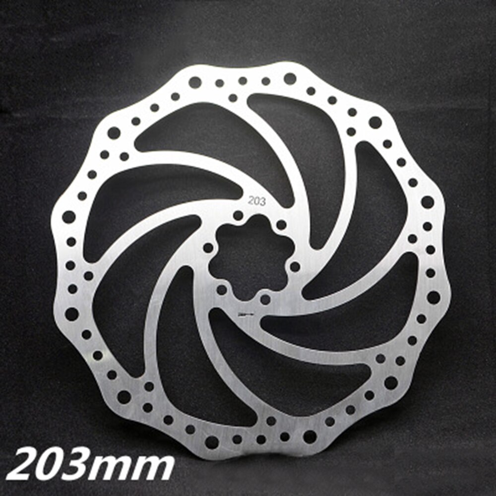 Fiets Brake Rotor Bicicleta Disc Mechanische Brak Fiets Disco Freio Frein Velo Freno Mtb De Freno120mm/140Mm/160Mm/180Mm/203M: L02 203MM