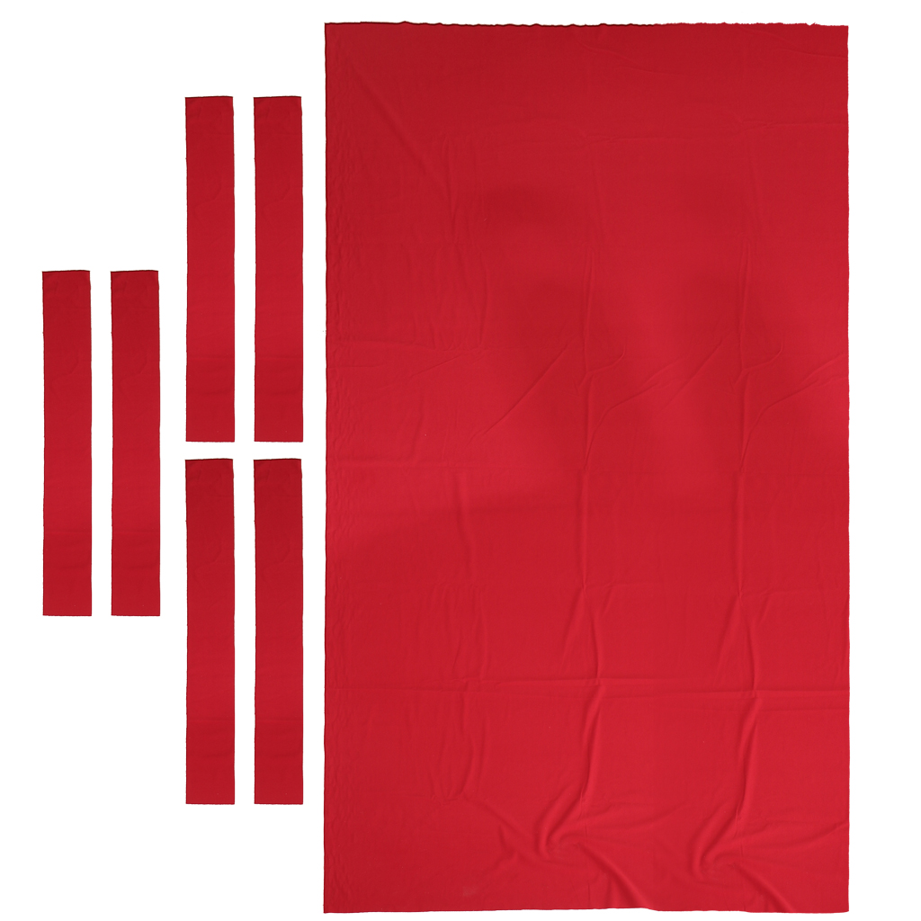 Professionelle 9 ft Billardtisch Filz + 6 Filz Streifen, Billard Snooker Tuch Fühlte für 9 Fuß Tisch, 0,6mm Dicke-3 Farben