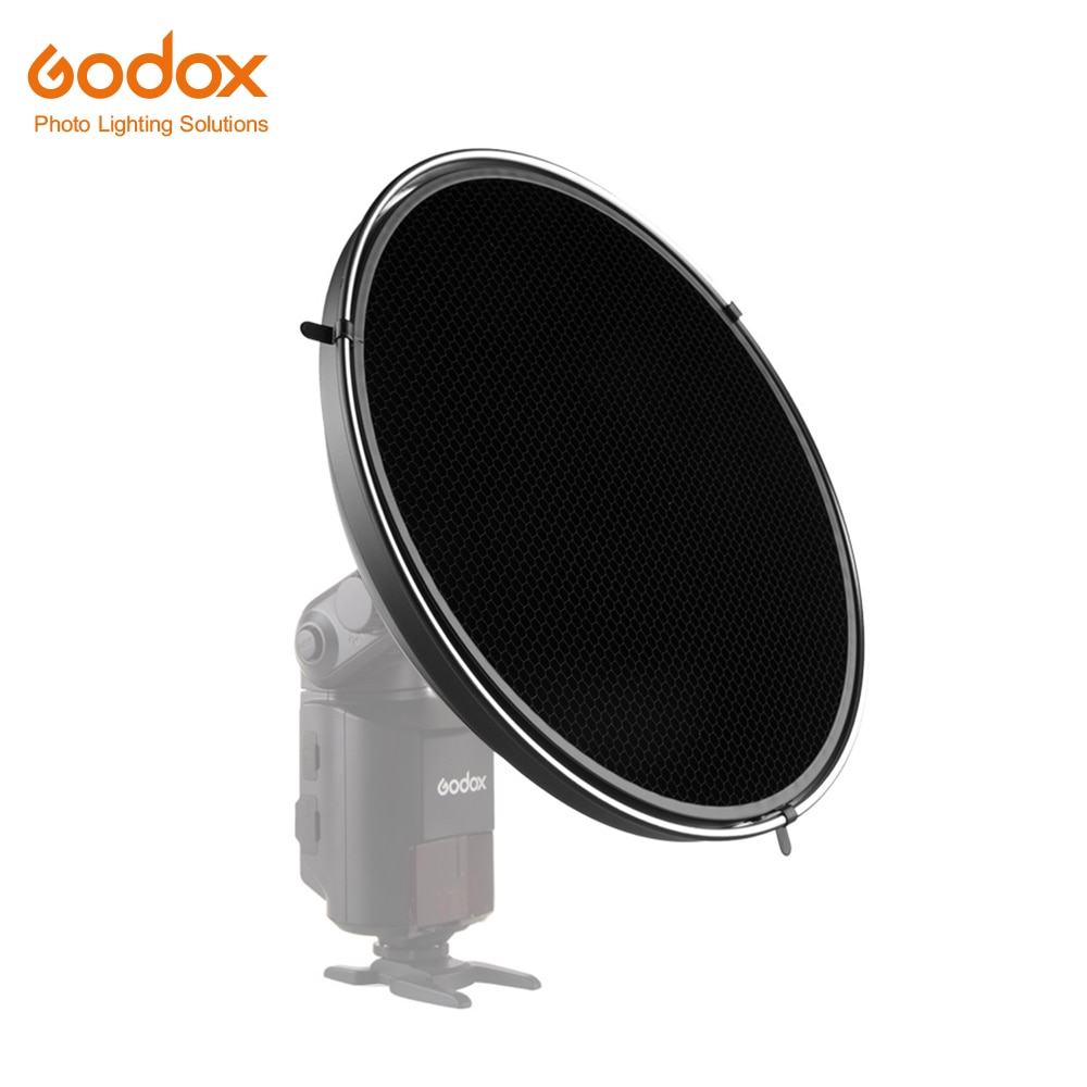 Godox AD-S3 Beauty Dish met AD-S4 Grid (honingraat Cover) voor Godox WITSTRO AD200 AD-180 AD360 AD-360 II Speedlite Flash